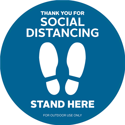 Floor Stickers - Social Distancing